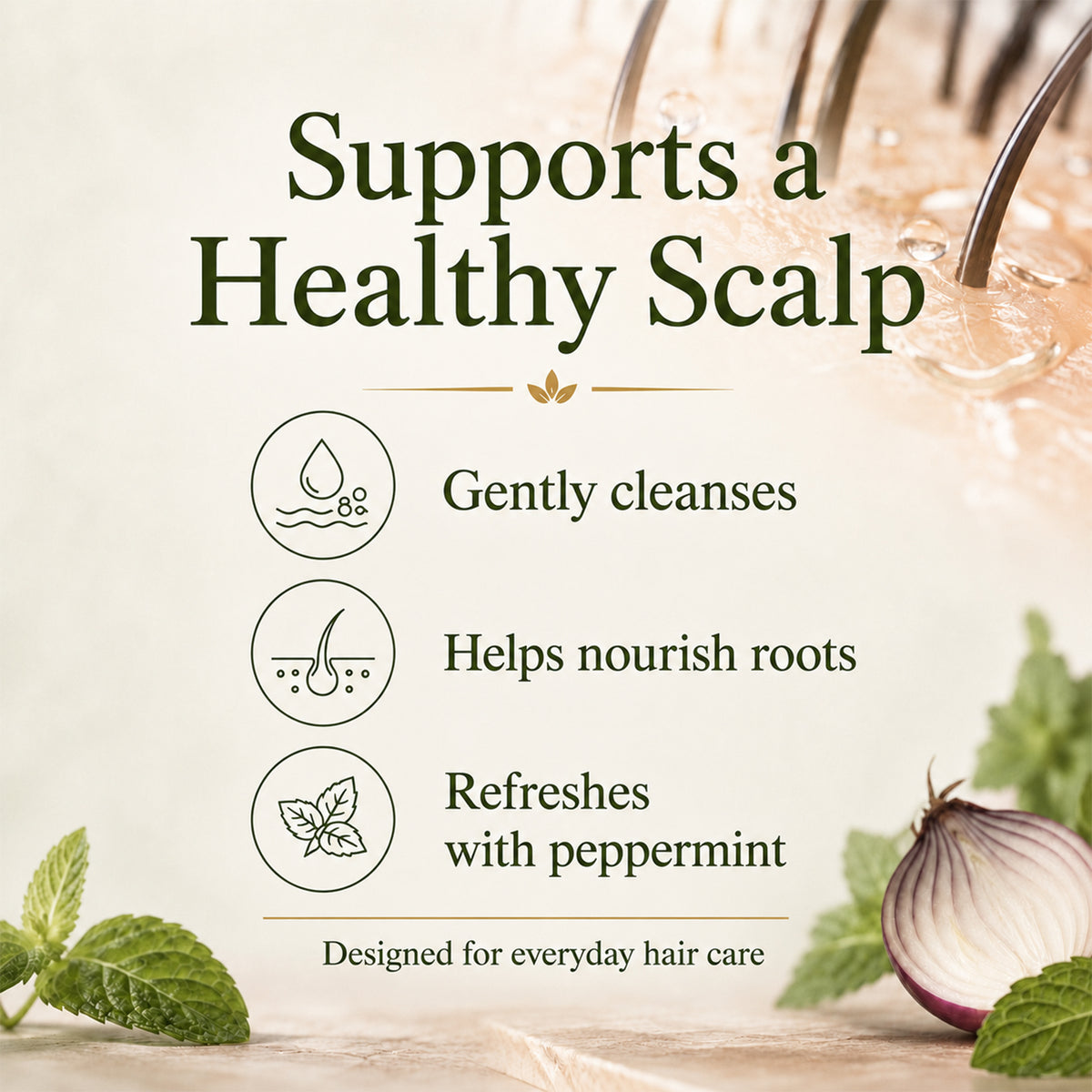 JLQJLQ Onion Hydrosol Shampoo